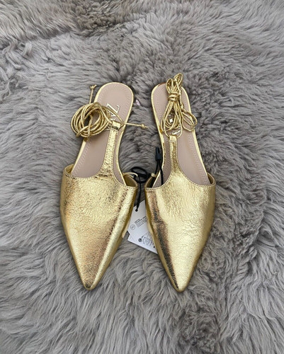 Zara bar mules legato oro - mules,
