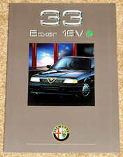 Brochure vendita alfa romeo - romeo, 33