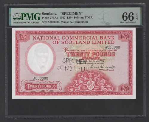 Scozia sterline 1967 - 20, p275as