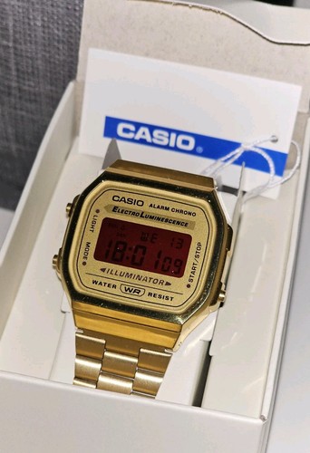 Casio a168wg 9ef - casio, gold