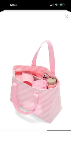 Borsa tote tela righe - tote,