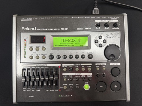 Roland 20x drums sound - td-20x, v-drums