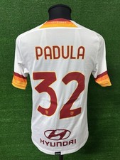 Maglia Roma PADULA Match Iusse Worn Shirt Primavera Indossata Camiseta Jersey