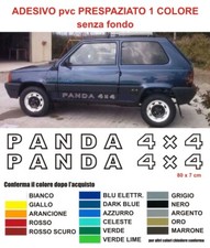 Adesivi FIAT Panda 4X4 stickers scritte sottoporta decals sportelli offroad car