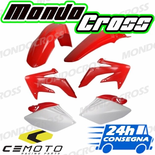Kit plastiche cemoto - plastiche, rosso
