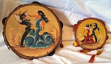 2 tamburelli da parete in