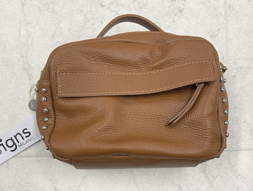Borsa tracolla con - con, borchie