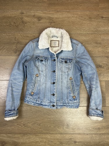 Logg giacca denim sherpa - logg,