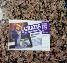 Cartolina pubblicitaria. Il catalogo Cia-87/88