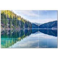 Carta da parete in ceramica Laghi PT500800. Piastrelle 72" L x 48" H (24) 12x12