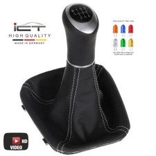 Pomello cambio per Mercedes W203 Facelift S203 CL203 LED cucitura argento B41