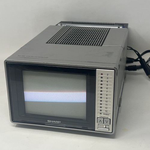 Monitor vintage 1985 sharp - vintage,