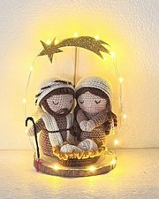 Presepe uncinetto, natività