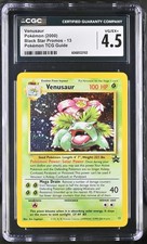 CGC 4.5 Venusaur 2000 Black Star Promos 13 Holo Carta Pokemon