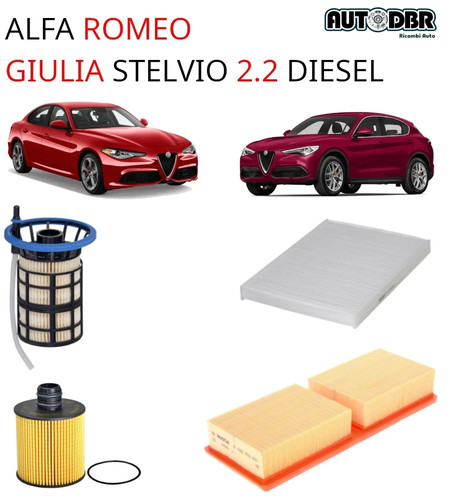 Kit tagliando filtri - 4, alfa