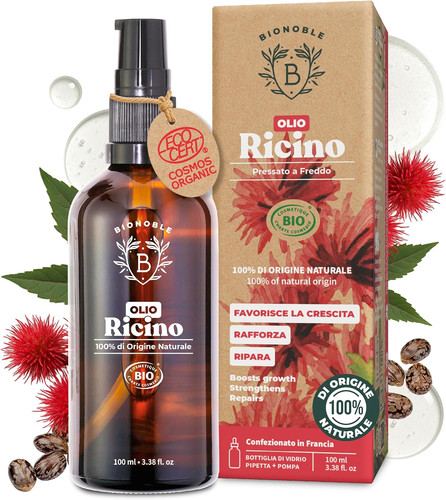 Olio ricino puro biologico - ricino,