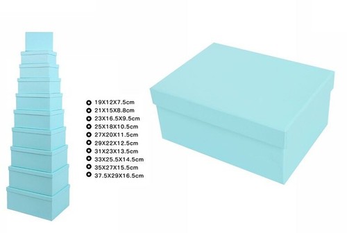 Set pezzi scatole - x, 10
