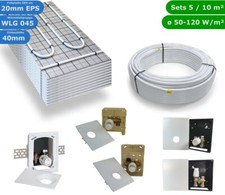 Riscaldamento a pavimento set completo acqua spillatrice RTL valvola termostato scatola di regolazione