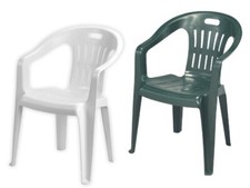 SEDIE RESINA PIONA BIANCHE