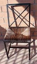 Sedia In Ferro Con Seduta In