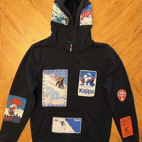 Kappa felpa con cappuccio uomo - kappa,