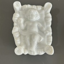 Presepe porcellana bianca Schmid Santabellini 1987 ricambio Natale BABY GESUS