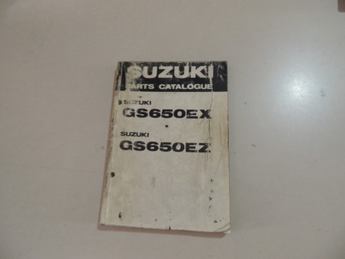 Catalogo ricambi suzuki 650 - suzuki, gs