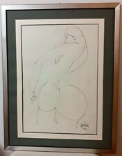 SALVADOR AULESTIA (1915 -1994 )  opera unica  50x70 no Schifano no Angeli