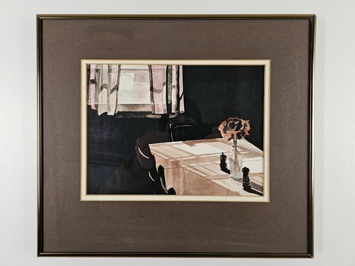 Arte quadro acquerello - -, baia