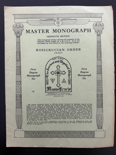 Master monograph booklet - monograph,