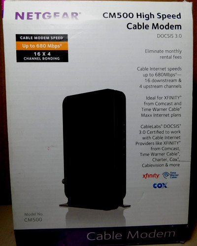 Netgear cm500 modem via - modem, cavo