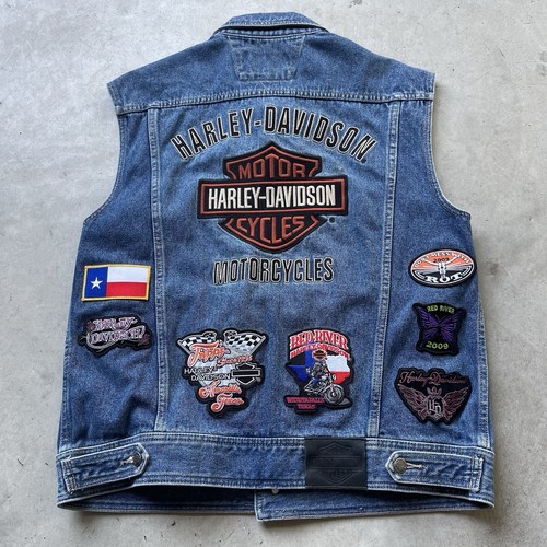 Harley davidson gilet denim - davidson,