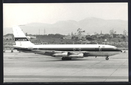 Fotografia aereo boeing 707 - fotografia,