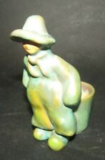 Ragazzo Con Cestino Ceramica