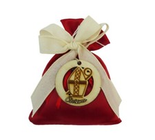 Bomboniere Cresima Sacchetto Raso Portachiavi Mitria
