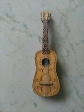 Chitarra Presepe Pastore Napoli Miniatura - 15 centimetri -