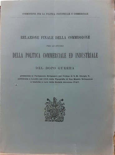 Relazione finale della