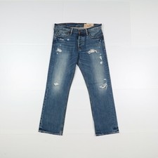 Hollister Balboa Usato (Cod.F3010) W32 L30 Vita Alta Uomo Denim Jeans 