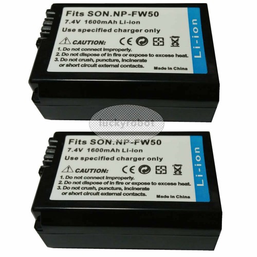 Batteria fw50 per sony - 2x,
