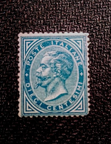 10c azzurro del - 10c, raro