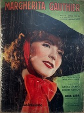 MARGHERITA GAUTHIER - Rivista Cinema Illustrazione - Anno VI - Aprile 1937 -