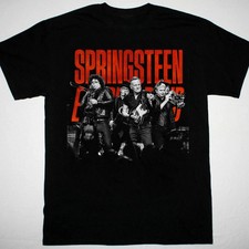 T-shirt Bruce Springsteen in concerto nera manica corta dalla S alla 5Xl