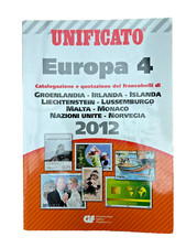 Catalogo francobolli Unificato Europa 4 Eire Malta Monaco ONU Norvegia 2012