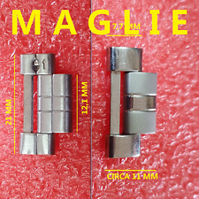 maglia cinturino acciaio lucido satinato 21 x 12,1 longines omega tissot vintage