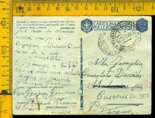 Regno WW2 Franchigia Posta Militare Bassano per Cassone Verona lw 387
