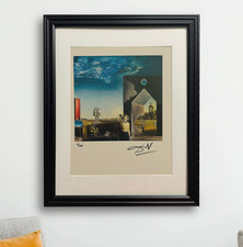 Salvador Dalí litografia originale firmata a mano con certificato di autenticità e valutazione di $ 3.500 USD