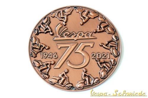 Targa metallo anni di - "75,