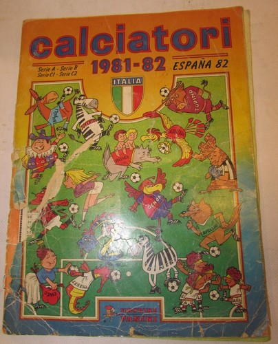 Album panini calcio 1981 - album, 1981/82