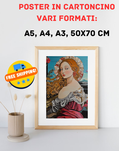 Quadro stampa stile botticelli - quadro,