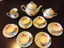 🔴 Servizio da the vintage Porcellana Edelstein bavaria anni 50 Maria Theresia